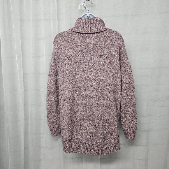 Old Navy Purple Marled Turtleneck Sweater Preppy Cabin Winter L - Picture 6 of 10